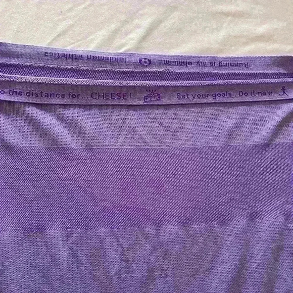 Lululemon Run  Swiftly Tech Racerback Tank Purple ombre striped size 8 - Picture 6 of 7
